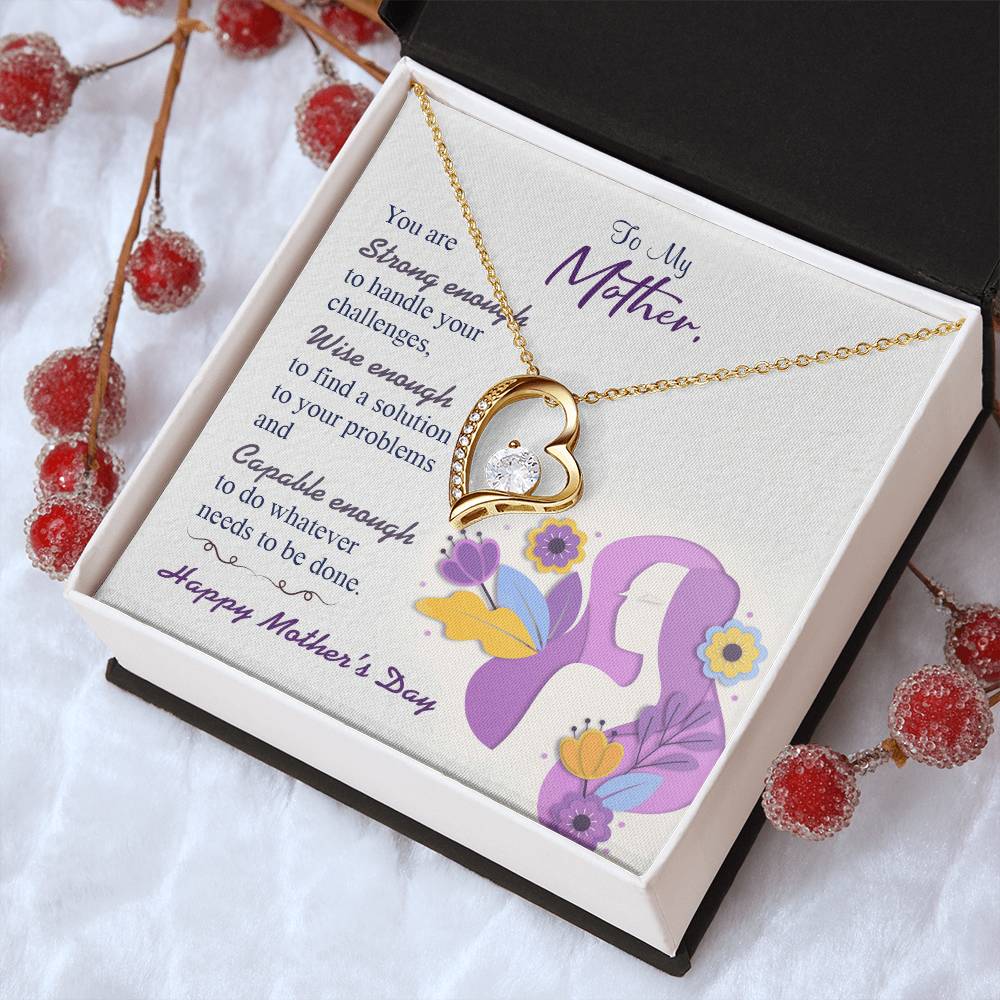 To My Mom 7 1 Forever Love Necklace