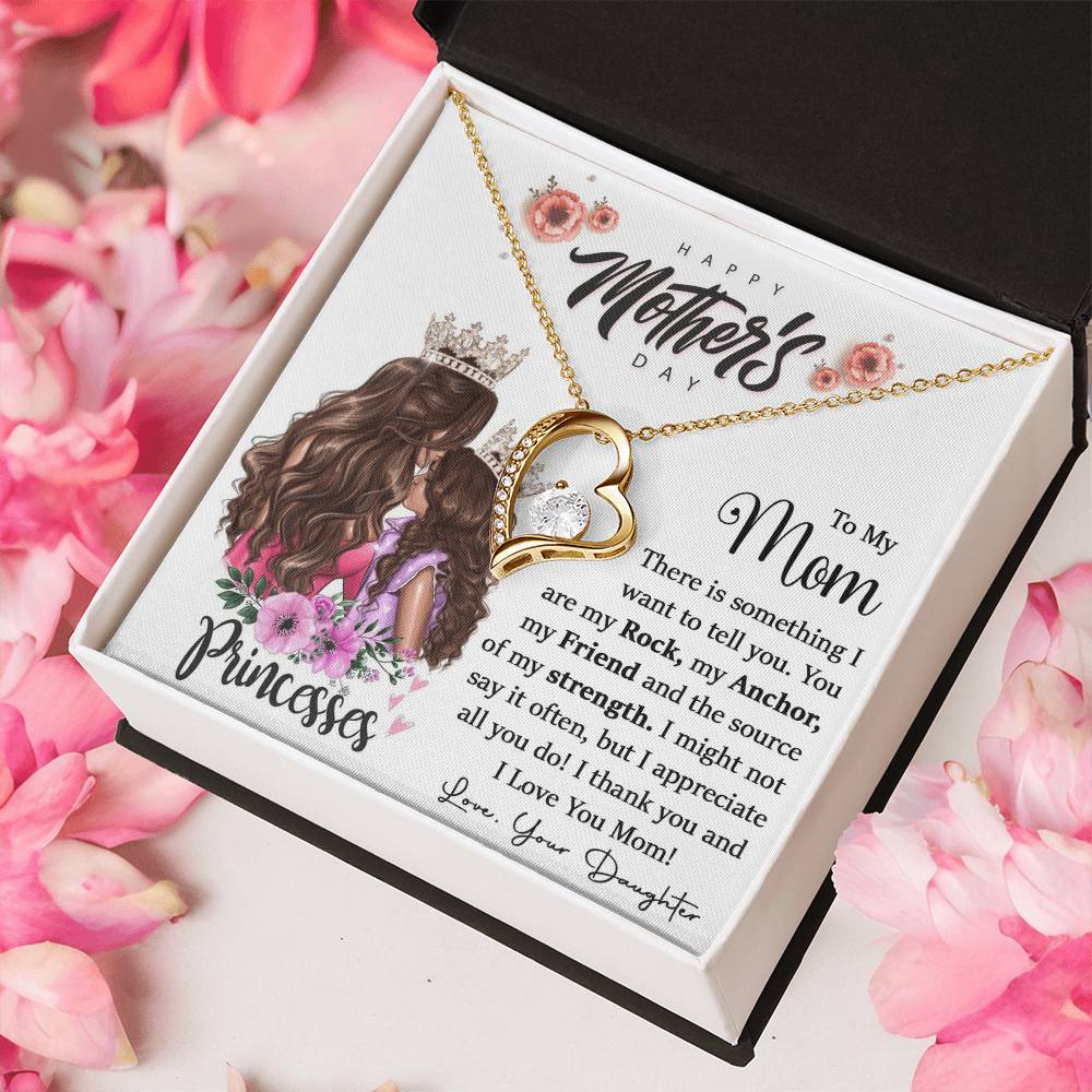 Mom You Are My Strength Forever Love Necklace