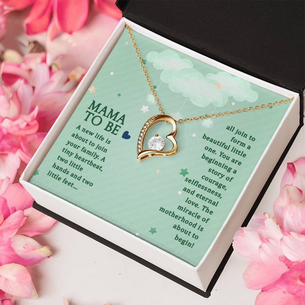 Mama To Be A New Life - Forever Love Necklace Forever Love Necklace