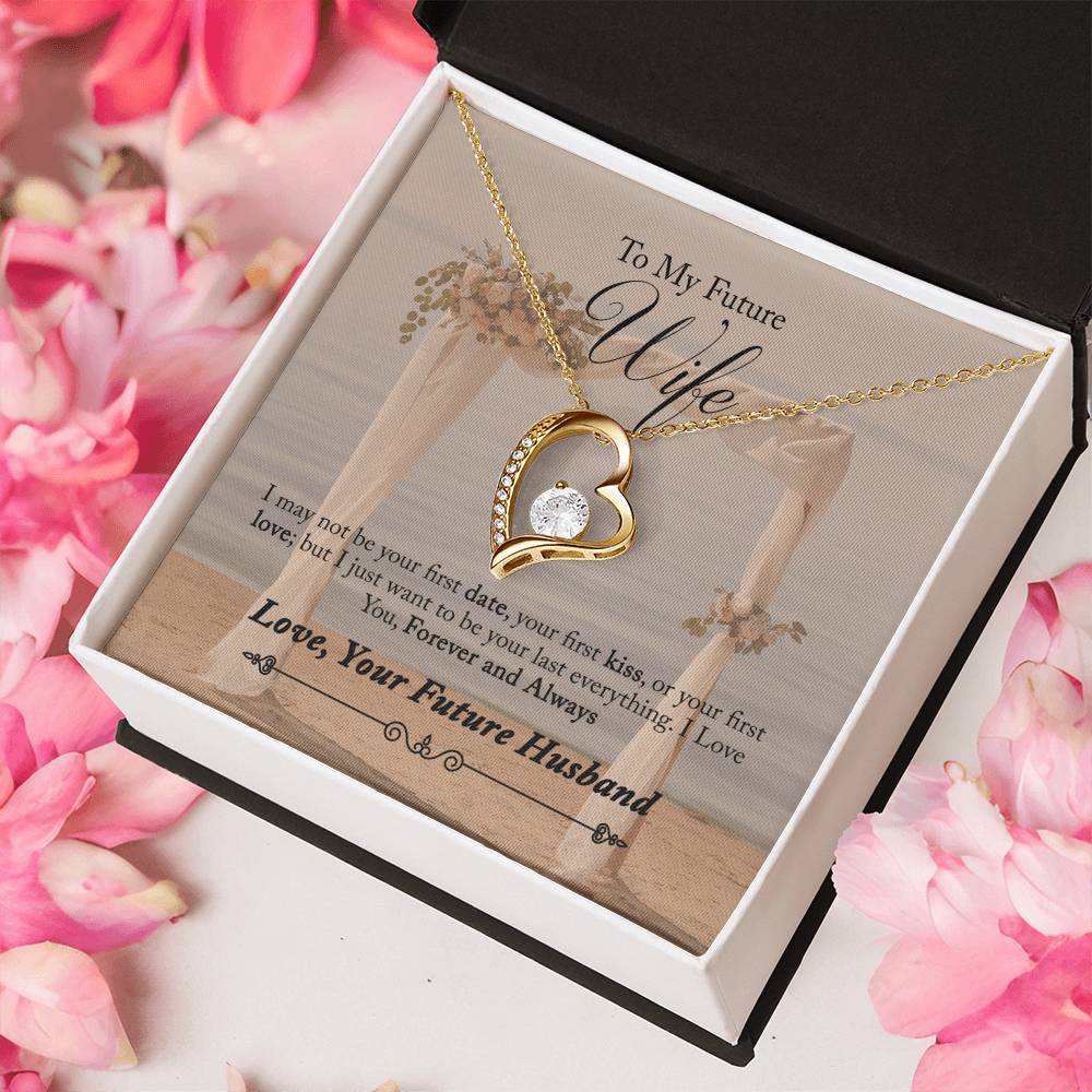 To My Future Wife - Heart Necklace Forever Love Necklace