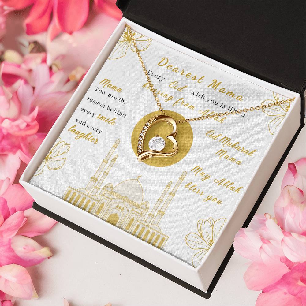 Beautiful Eid Gift For Mama Blessing From Allah 1 Forever Love Necklace