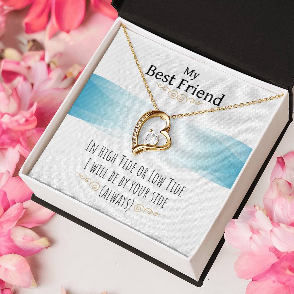 My Best Friend I Will Be By Your Side Necklace 1 Forever Love Necklace