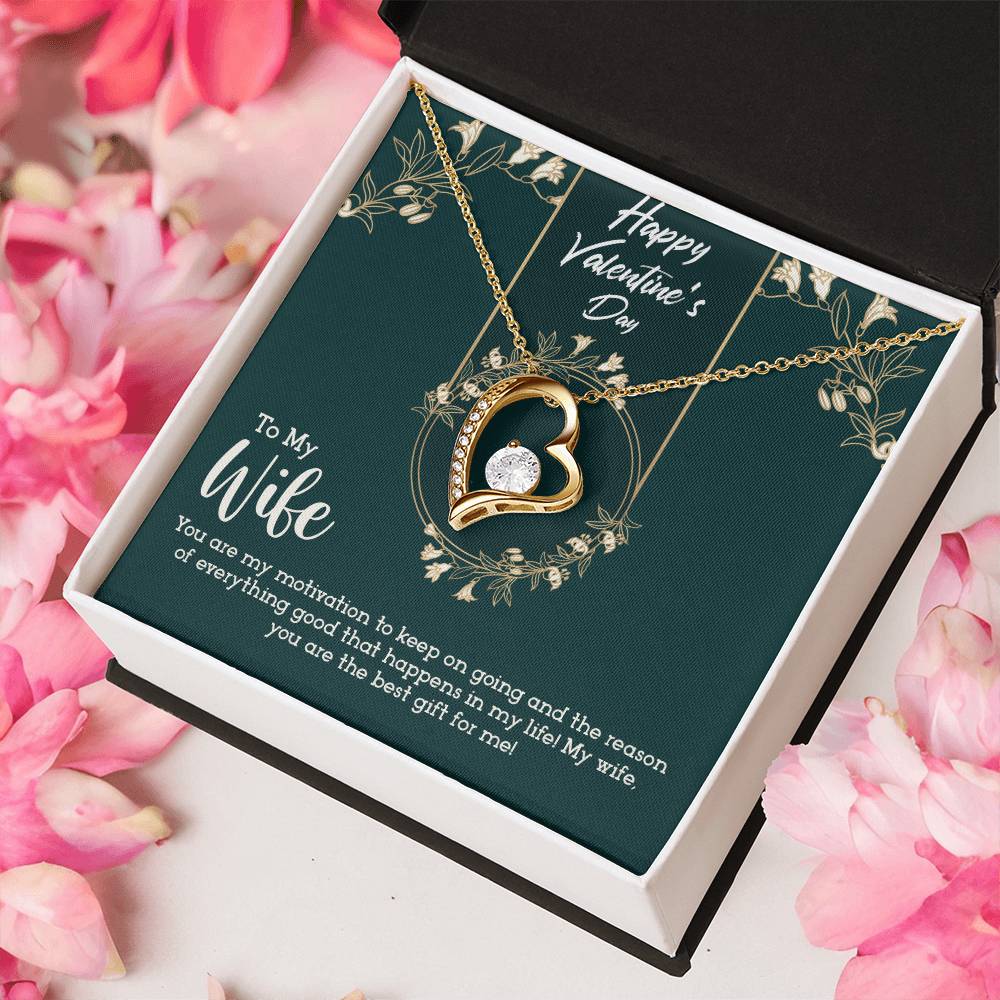To My Wife - You're My Best Gift - Necklace Forever Love Necklace