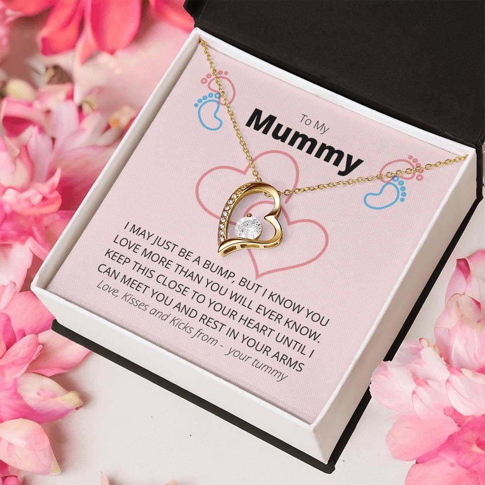 New Mum Necklace Pregnancy New Baby New Mum Gift First Time Mum Necklace Mum To Be Necklace Pregnant Wife Gift Forever Love Necklace