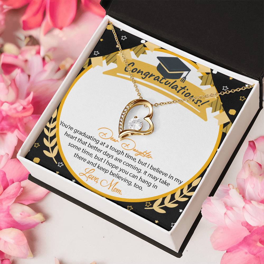 Graduation Gift For Daughter From Mom Forever Love Necklace