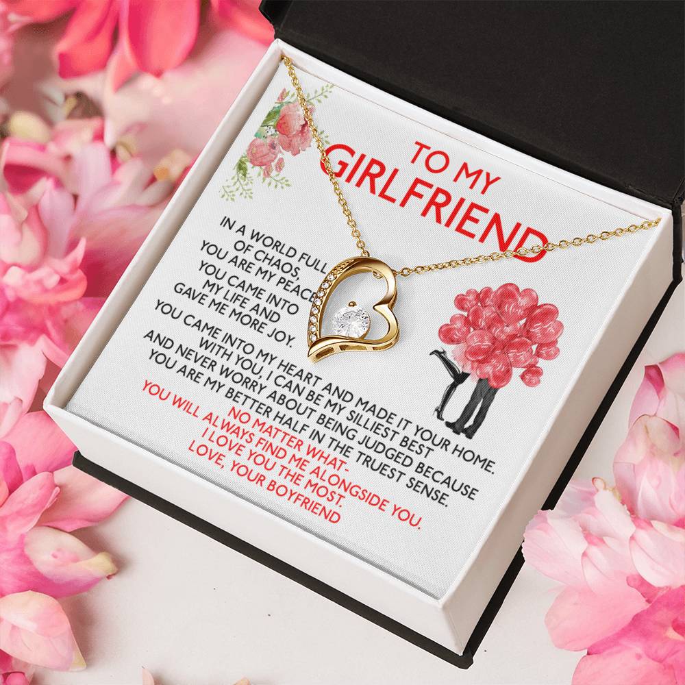 Gf002 Gift For Girlfriend 1 Forever Love Necklace