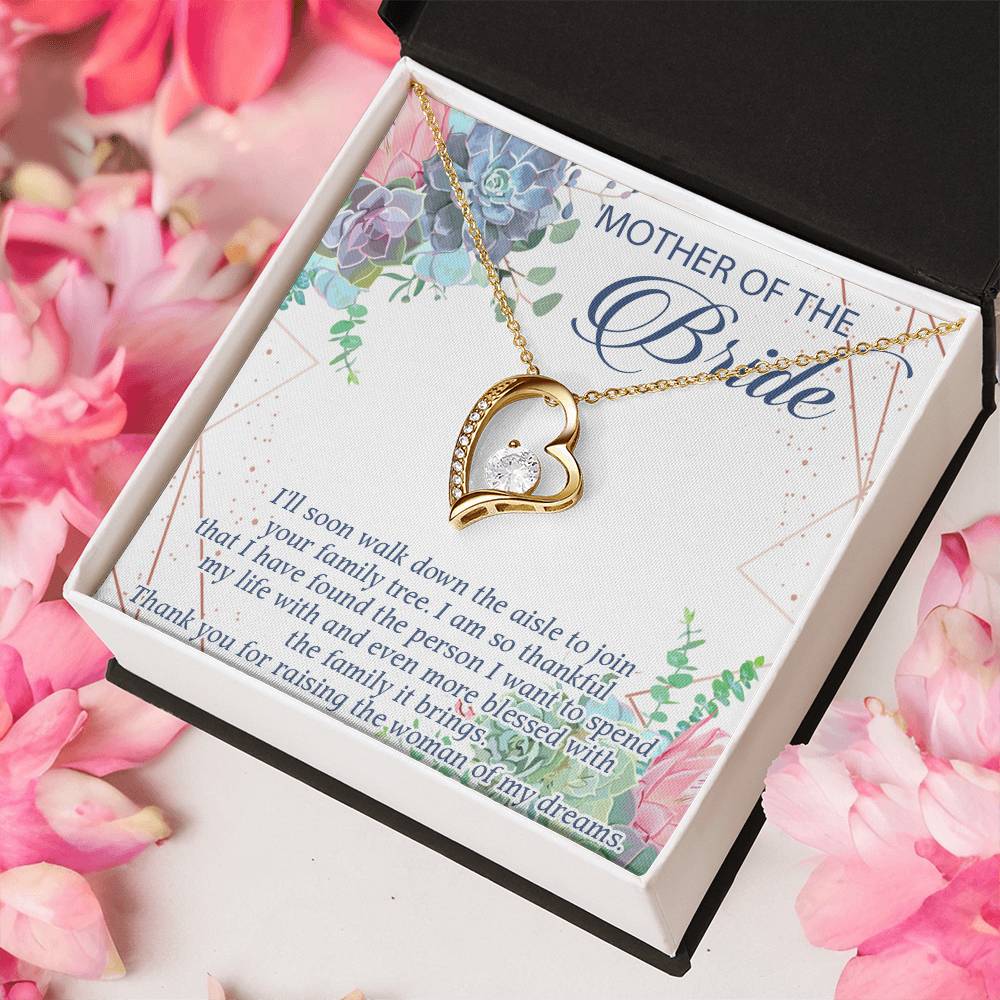 Mother Of The Bride Gift From Groom Mother Of The Bride Gift Necklace Custom Mother Of The Bride Giftmother Of The Bride Wedding Forever Love Necklace