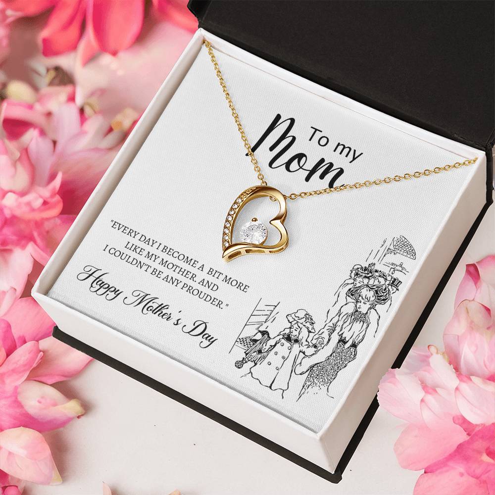 Mother Gift Mother&#39;s Day Gift Necklace Gift For Mother Mother Gift From Daughter Mother Gift From Son Mother Message Card To My Forever Love Necklace