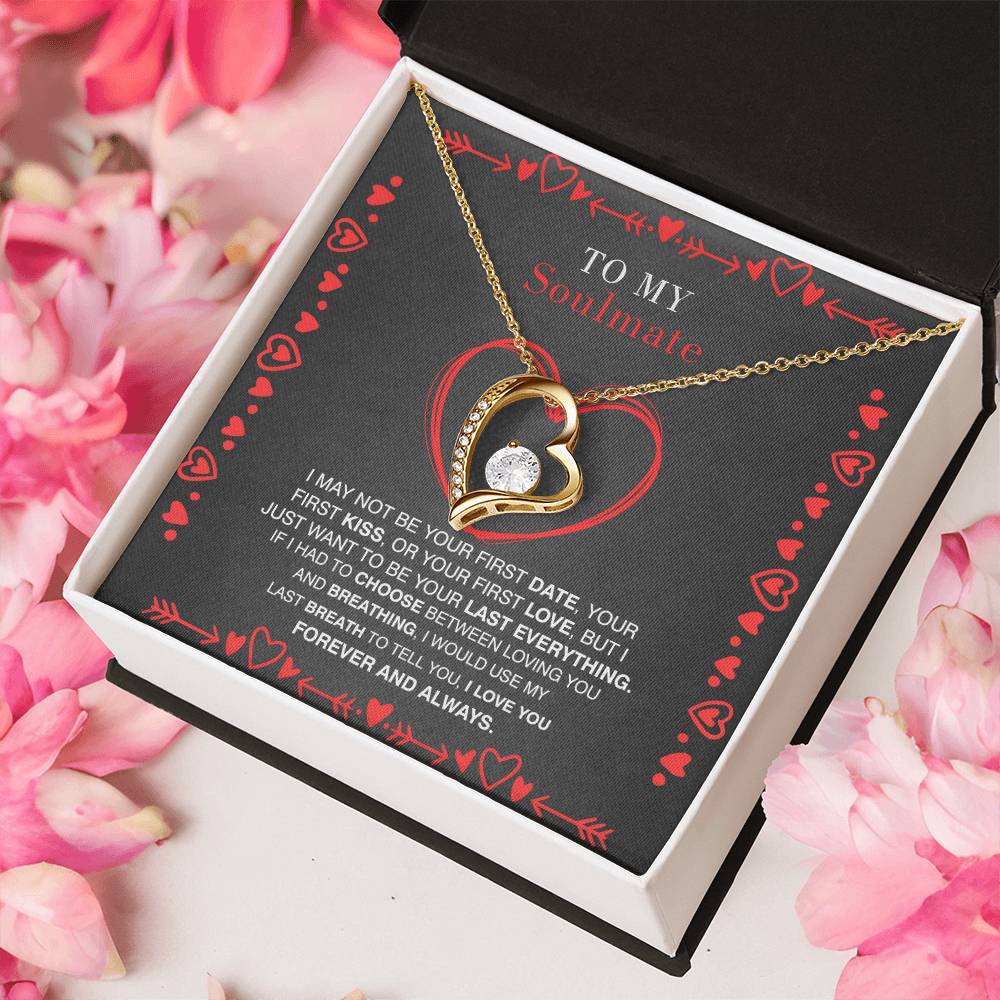 To My Future Wife Forever Love Necklace I May Not Be Your First Date Your First Kiss Necklace 1 Forever Love Necklace