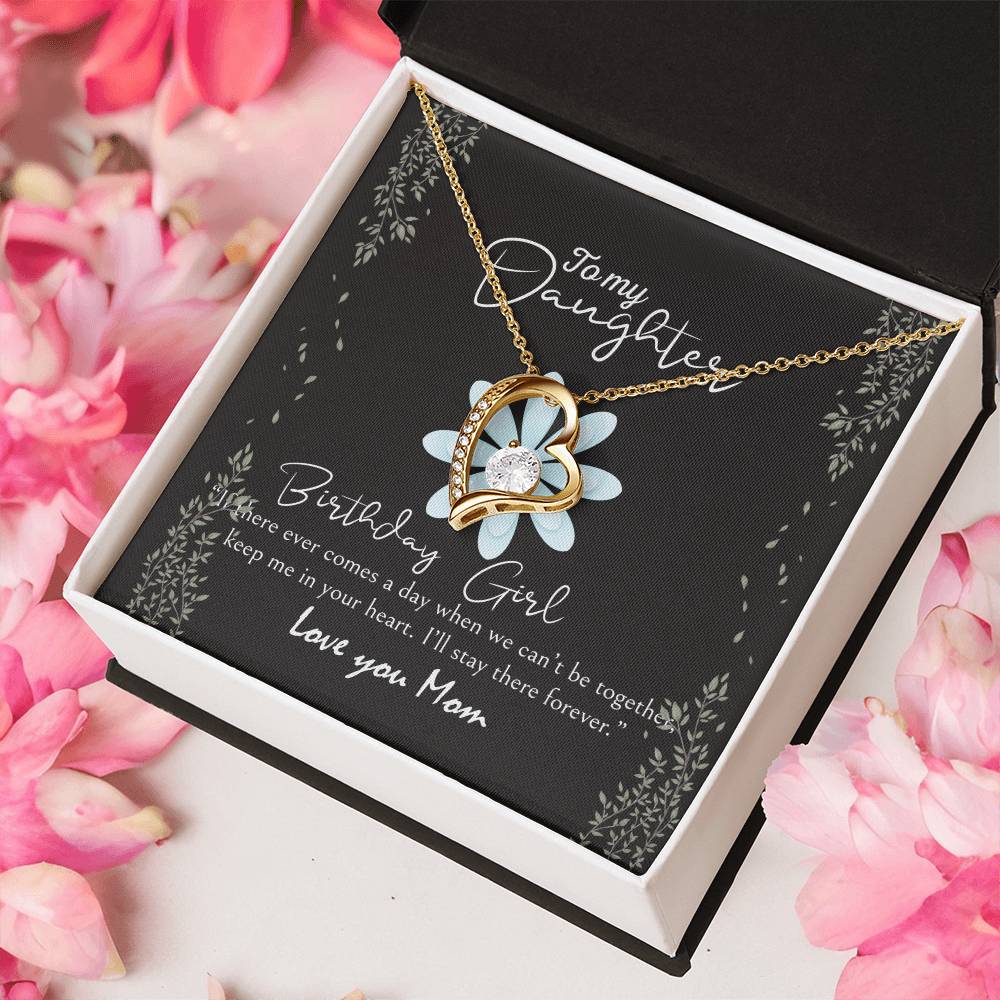 To My Beautiful Daughter Necklace Daughter Gift To My Daughter Necklace From Mom To My Daughter Necklace From Dad Gift For Daughter From Mom Forever Love Necklace