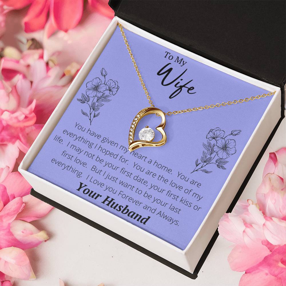 Dazzling Forever Love Necklace For That Special Woman On Valentine's Day Forever Love Necklace