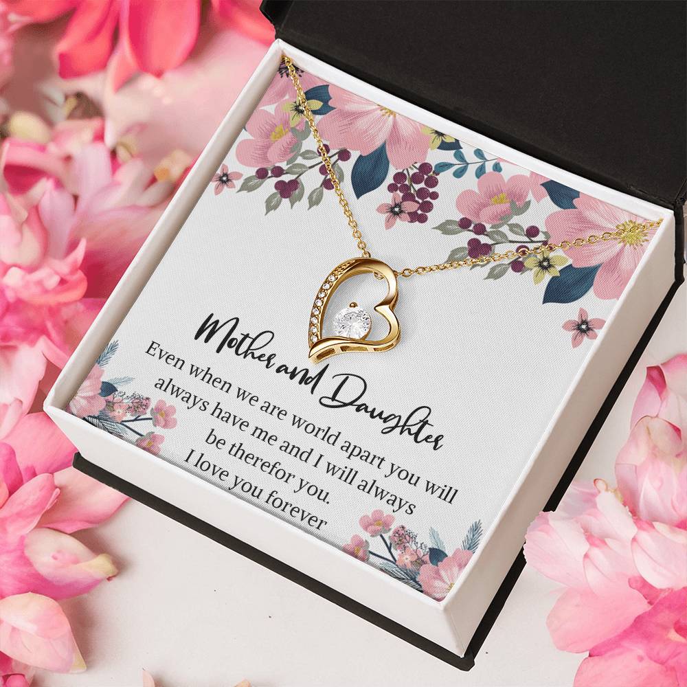 Mom And Daughter Necklace Mother Daughter Jewelry Mother Daughter Mother Daughter Necklace Mother & Daughter Gifts 1 Forever Love Necklace