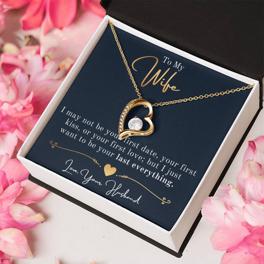 To My Future Wife Necklace Forever And Always Necklace Future Wife Gift Engagement Gifts For Fiance Future Wife Jewelry Heart Forever Love Necklace