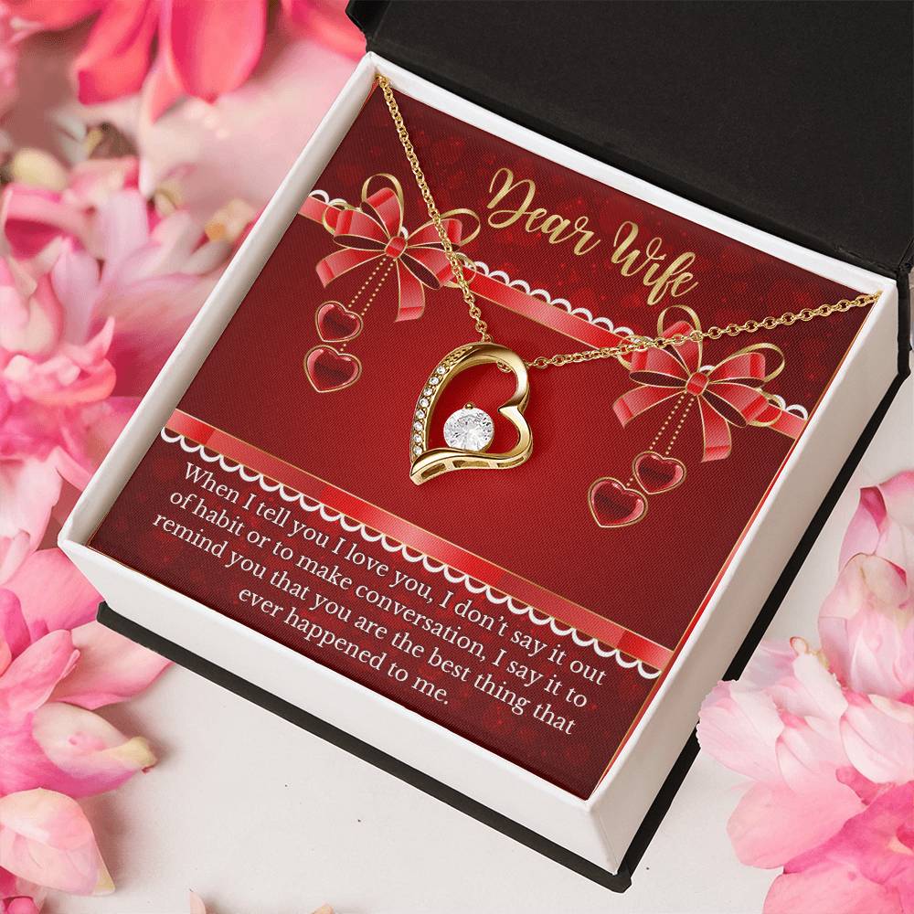 Anniversary Gift For Soulmate Forever Love Necklace