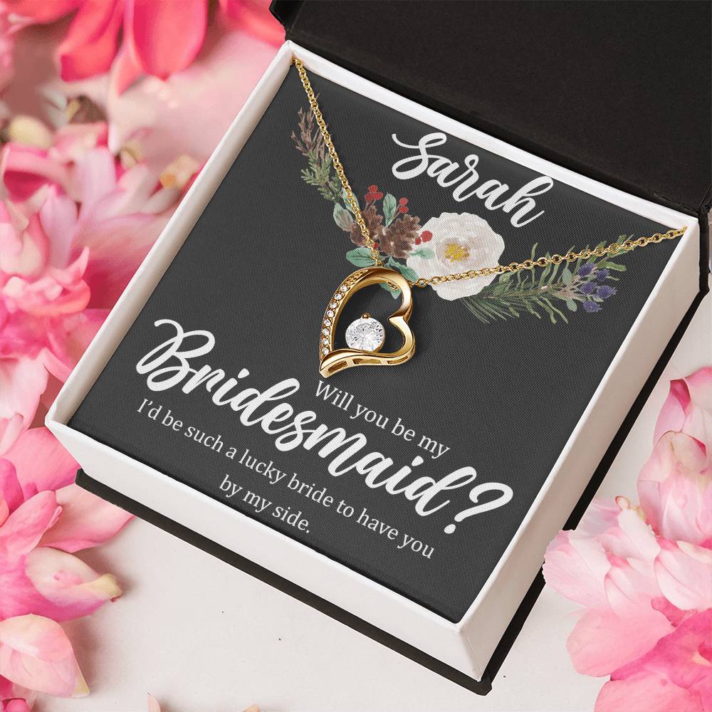 Bridesmaid Forever Love Necklace