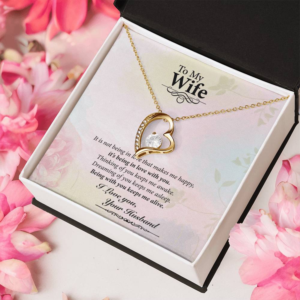 To My Wife - Forever Love Necklace Forever Love Necklace