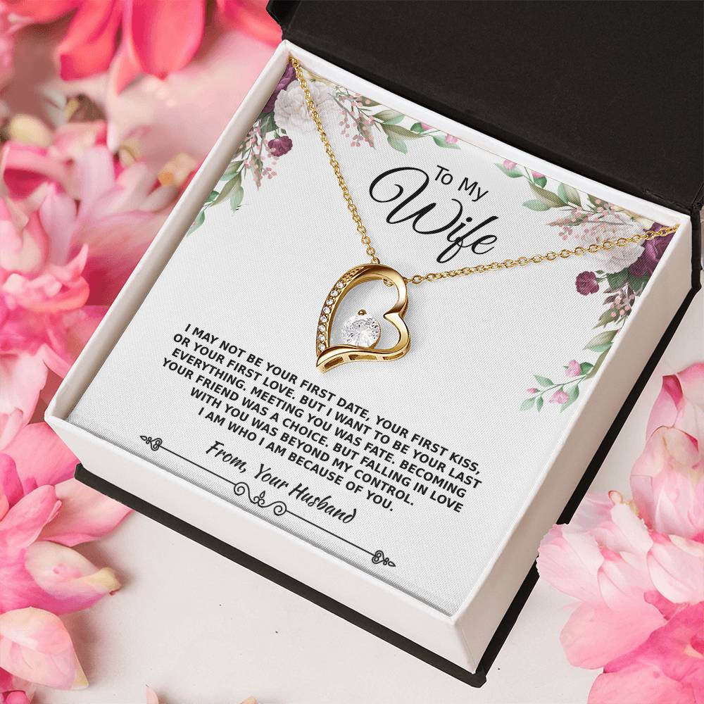To My Wife - Your Last Everything - Necklace 2 Forever Love Necklace