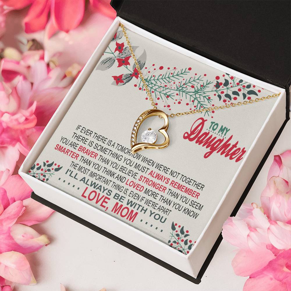 Gift For Daughter From Mom Daughter Mother Necklace Daughter Gift From Mom To My Daughter Daughters Birthday Unique Gift For Daughter Grown Up Forever Love Necklace