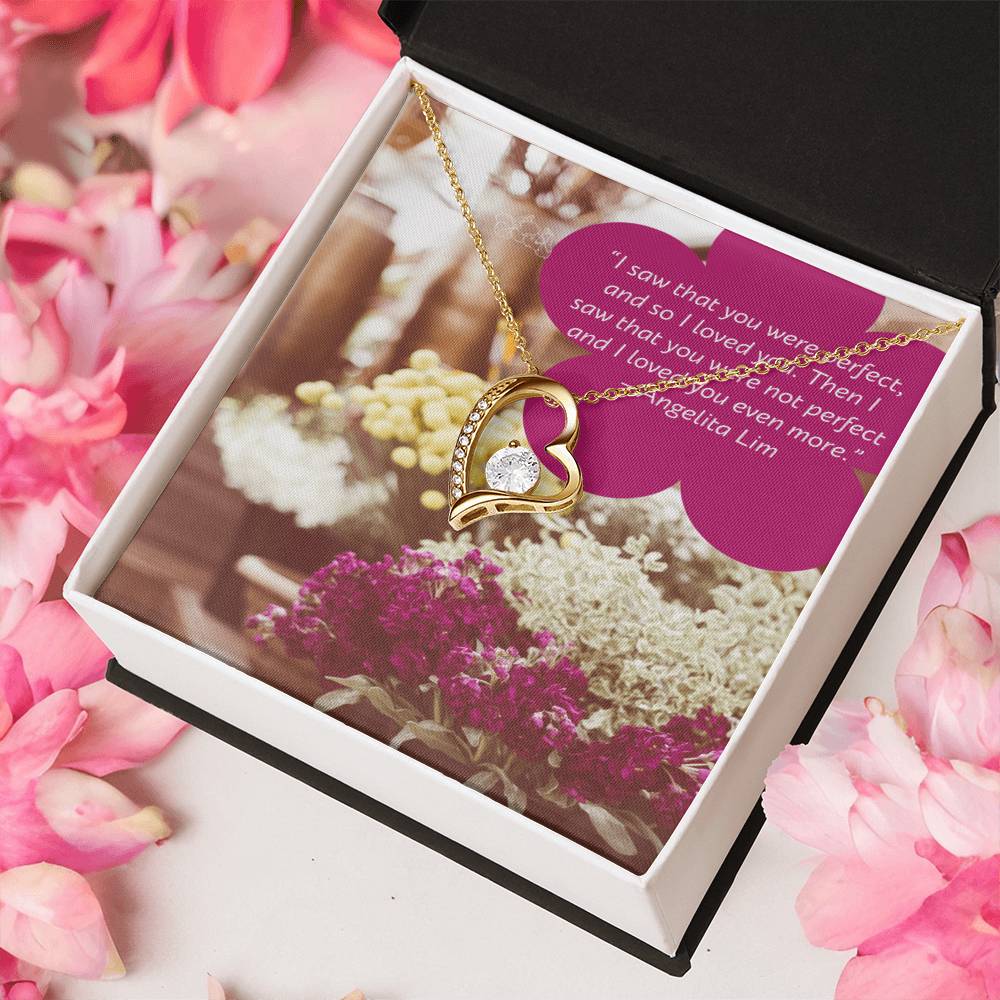 Ike Mens Production;love Quote Jewelry Forever Love Necklace