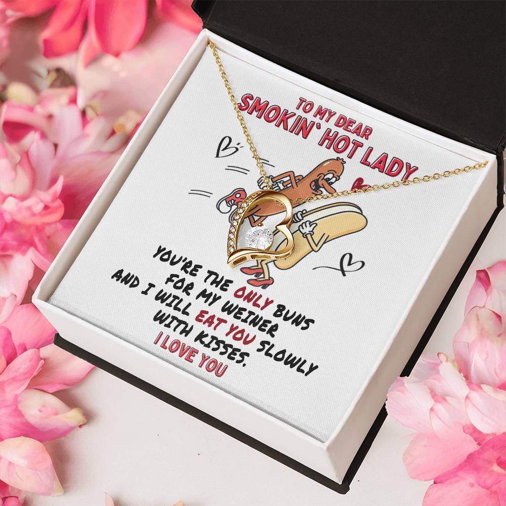 To My Buns I Will Eat You Forever Love Necklace