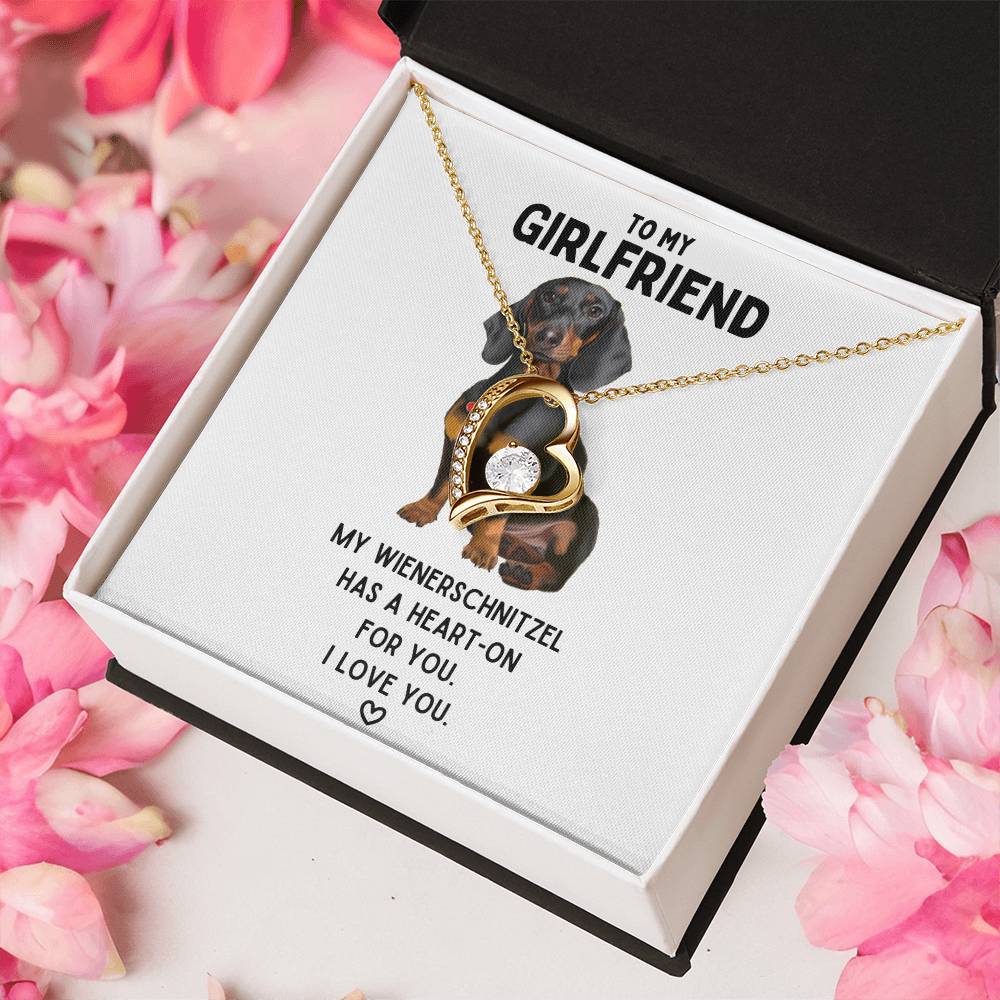 To My Girlfriend My Wienerschnitzel Necklace 1 Forever Love Necklace