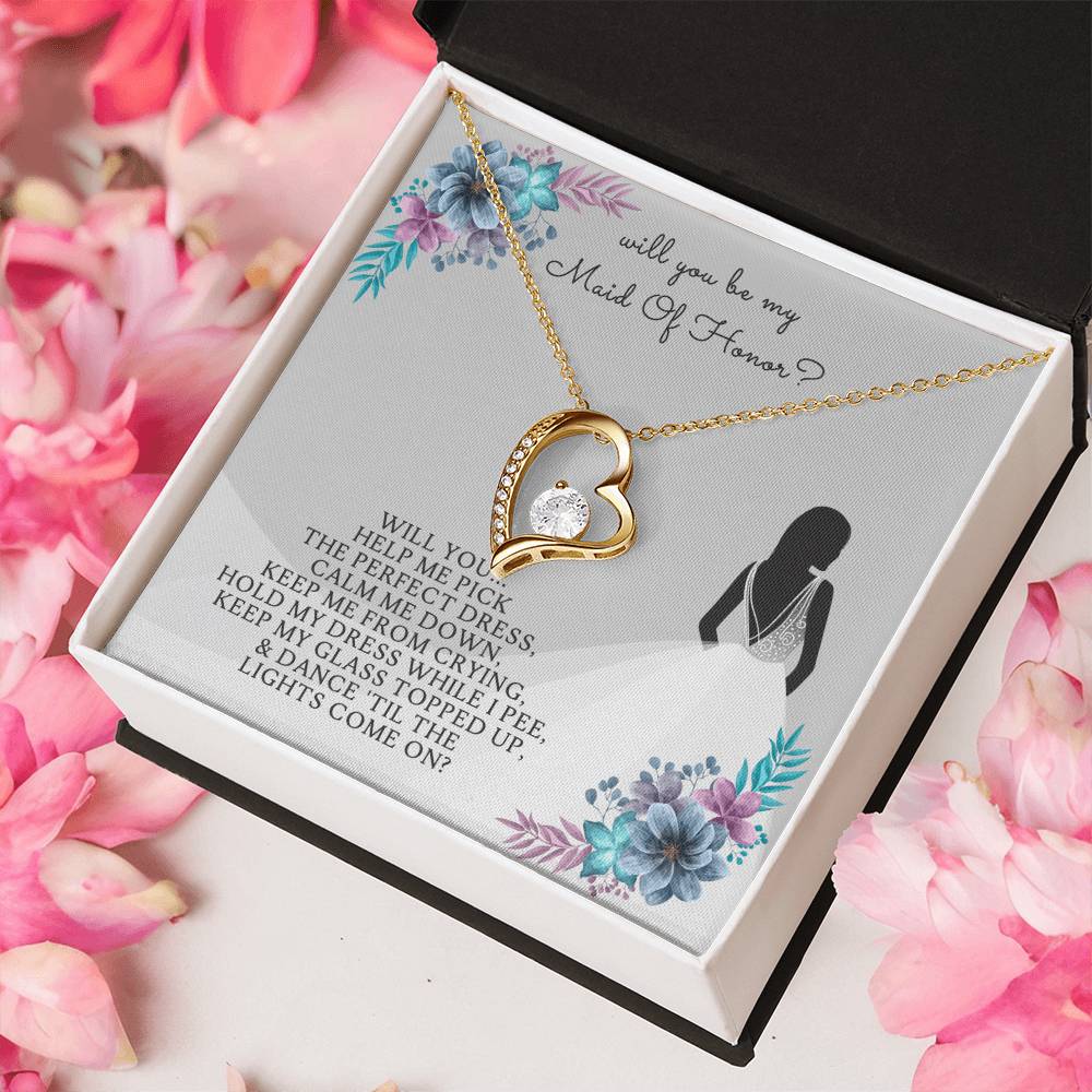 Unique Bridesmaid Jewelrybridesmaid Accessories Jewelry 1 Forever Love Necklace