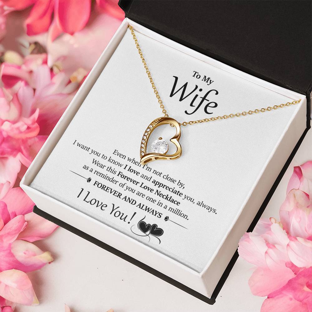Beautiful Surprise Your Wife With This Gorgeous Gift Today! Forever Love Necklace
