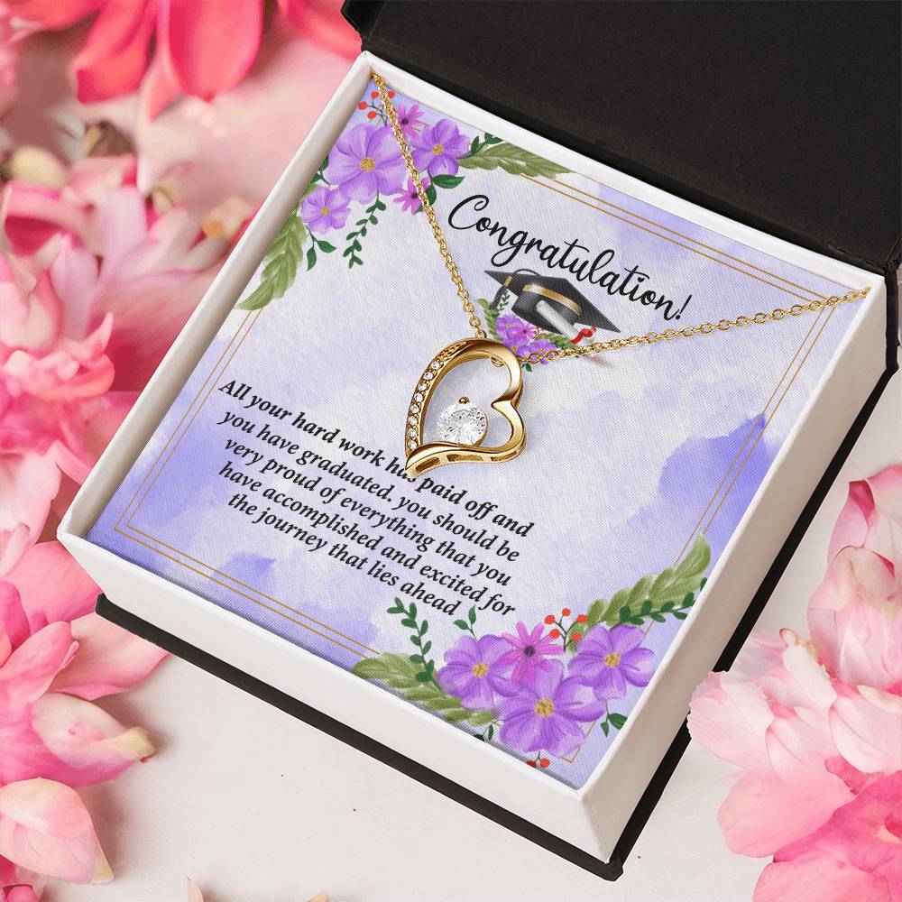 Congratulations I Am So Proud Of You Birthstone Necklace Graduation Gift Necklace Graduation Forever Love Necklace