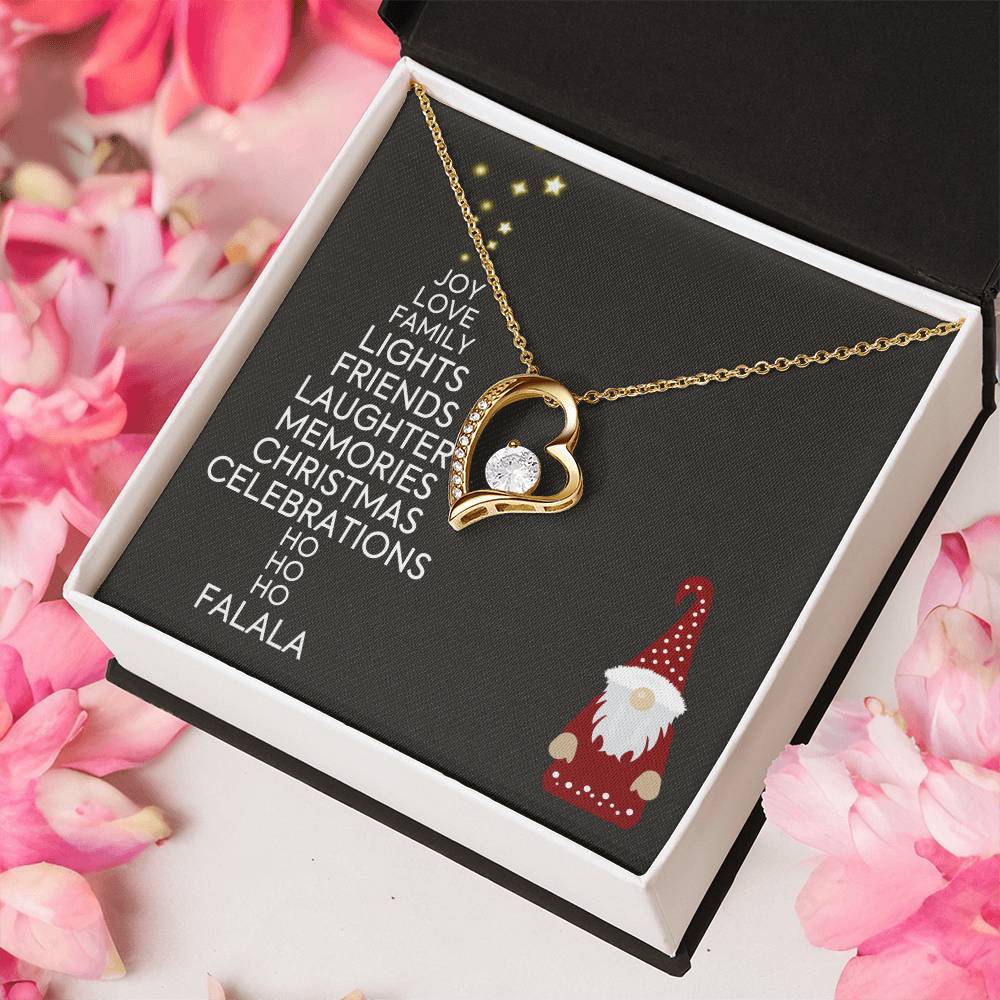 Christmas Gift Necklace Present Jewelry Xmas Gift Holiday Gift Idea Forever Love Necklace