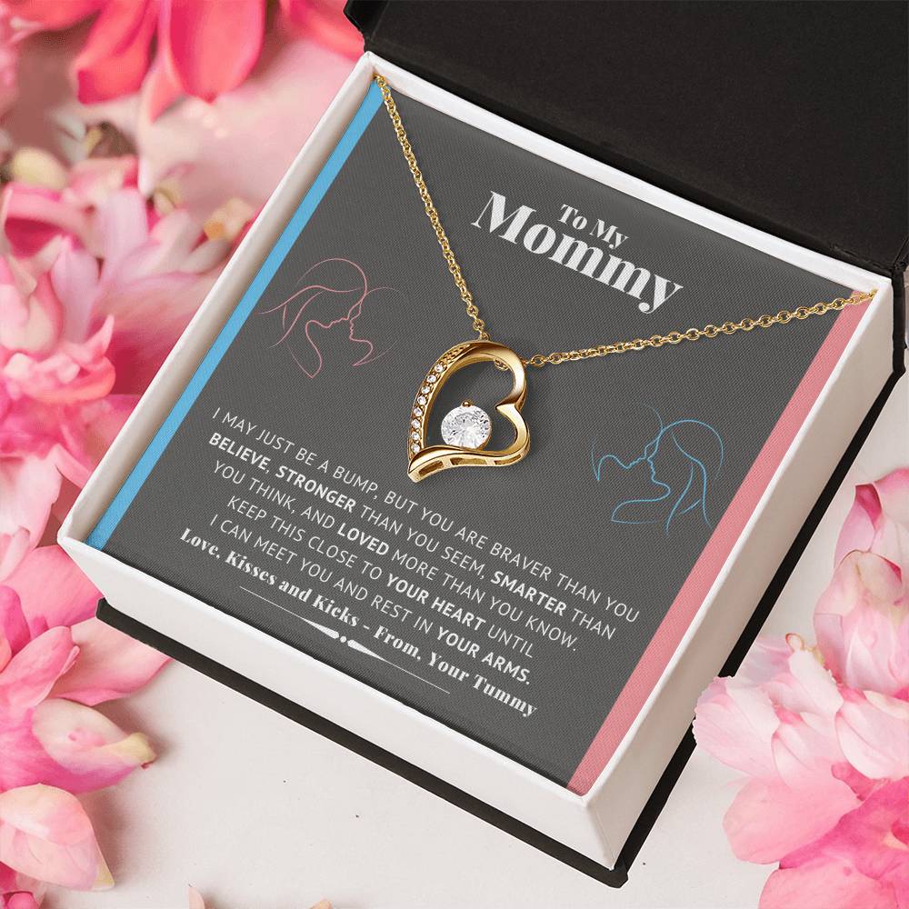 Mommy Necklace New Mom Mother's Day Gift First Time Mom Gift New Mom Gift Jewelry Gift For New Mom Necklace Forever Love Necklace