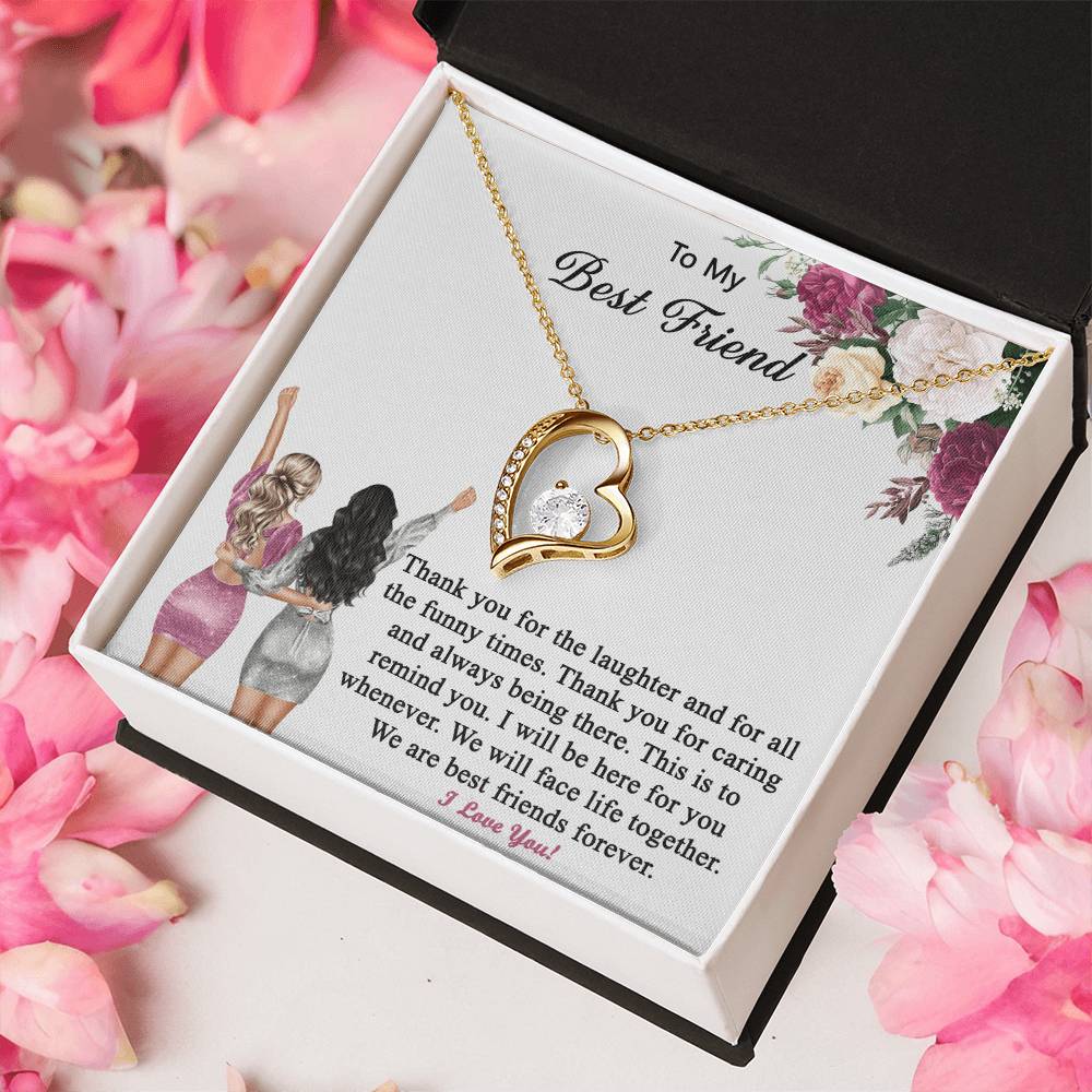 Gift For Best Friend Friend Necklace 1 Forever Love Necklace