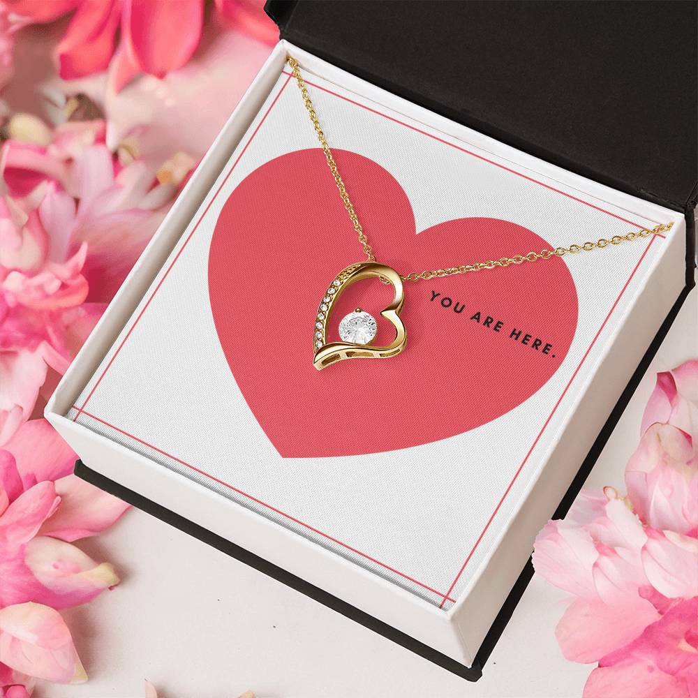 To My Wife You're In My Heart - Forever Love Necklace Forever Love Necklace