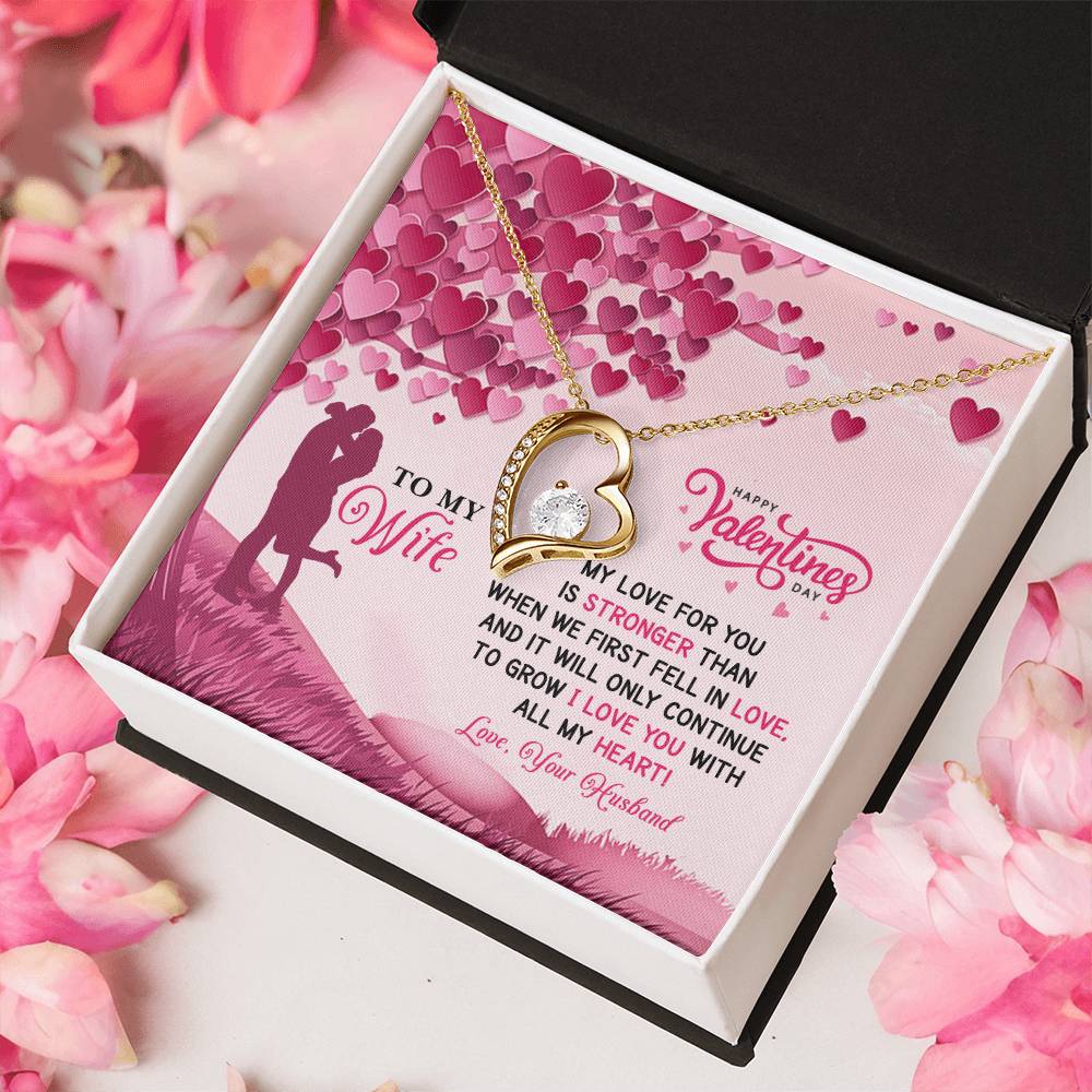 To My Wife - My Love For You - Necklace Forever Love Necklace