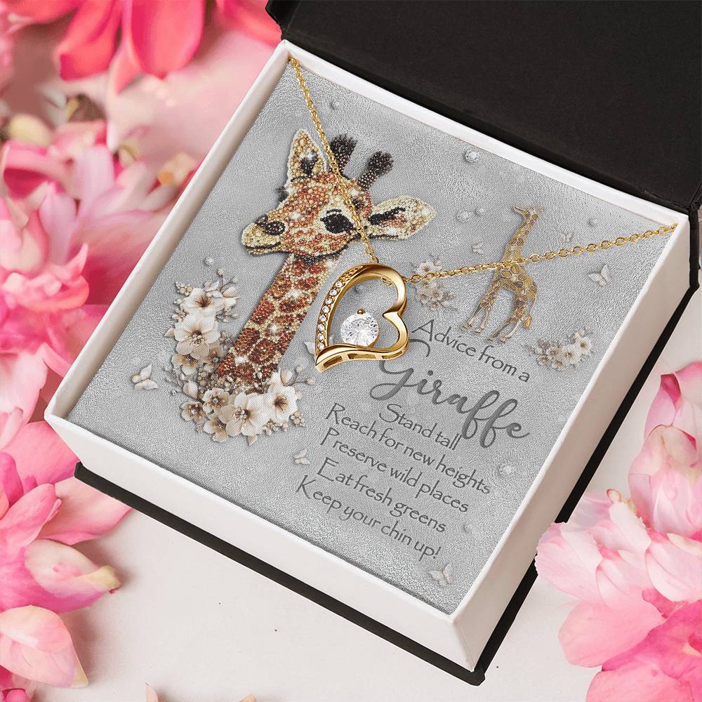 Mother Daughter Giraffe Necklace Daughter Gift From Mom To My Daughter Daughters Birthday Forever Love Necklace