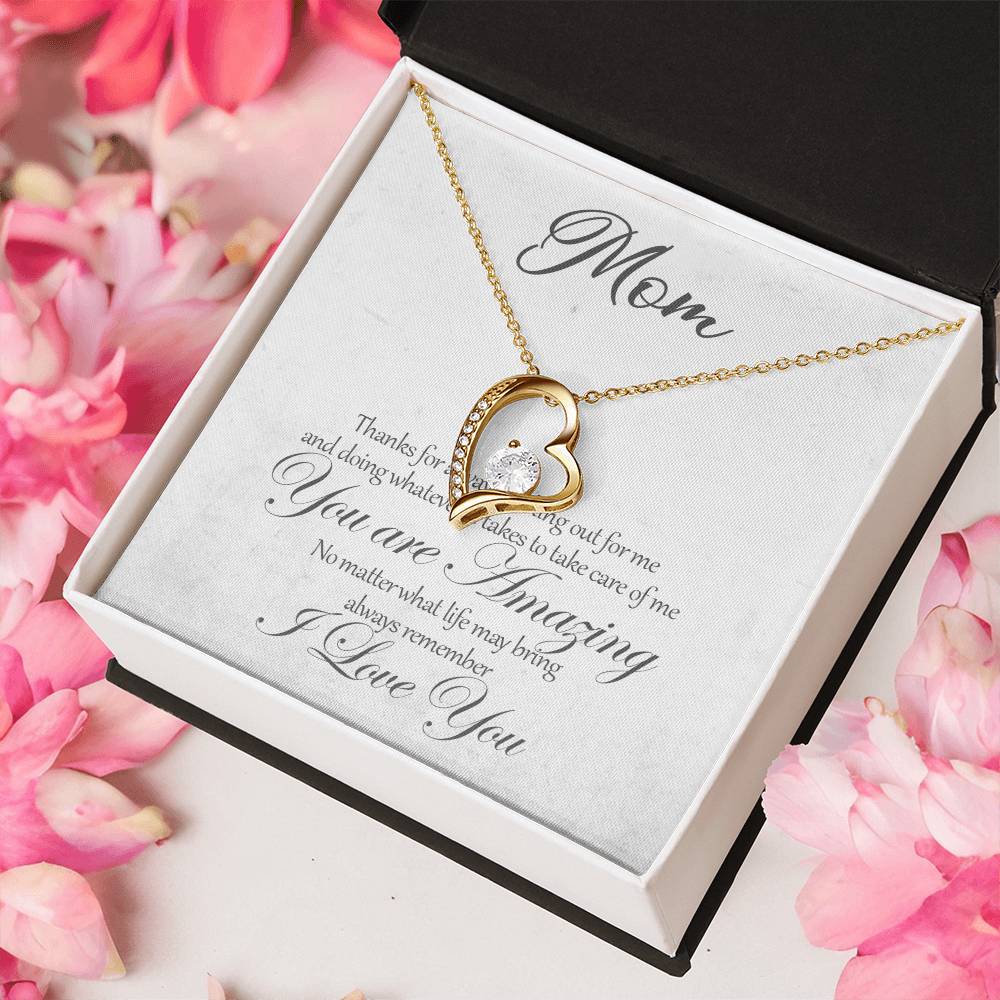 Forever Love Necklace Mom You Are Amazing 1 Forever Love Necklace