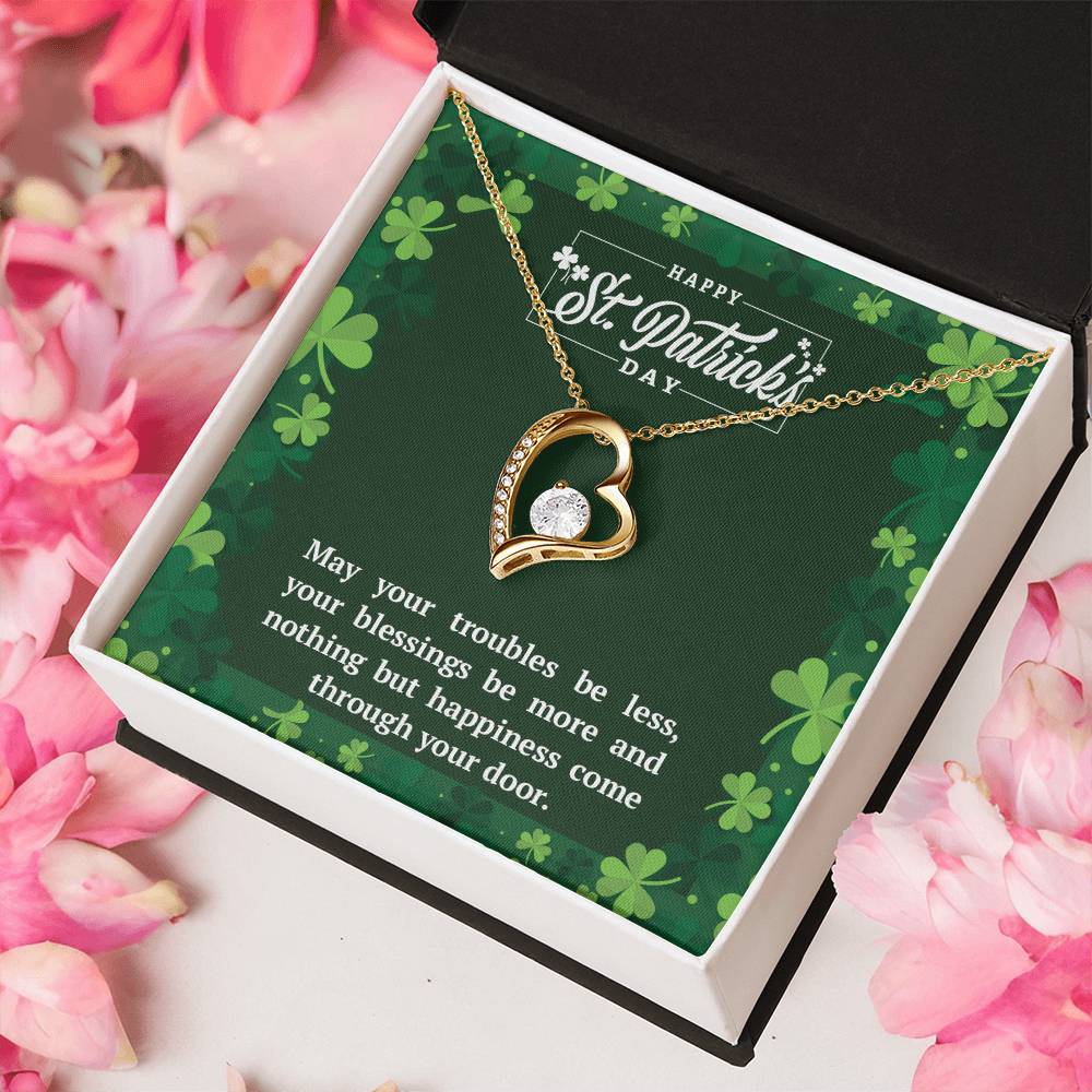 May Your Troubles Be Less Forever Love Necklace