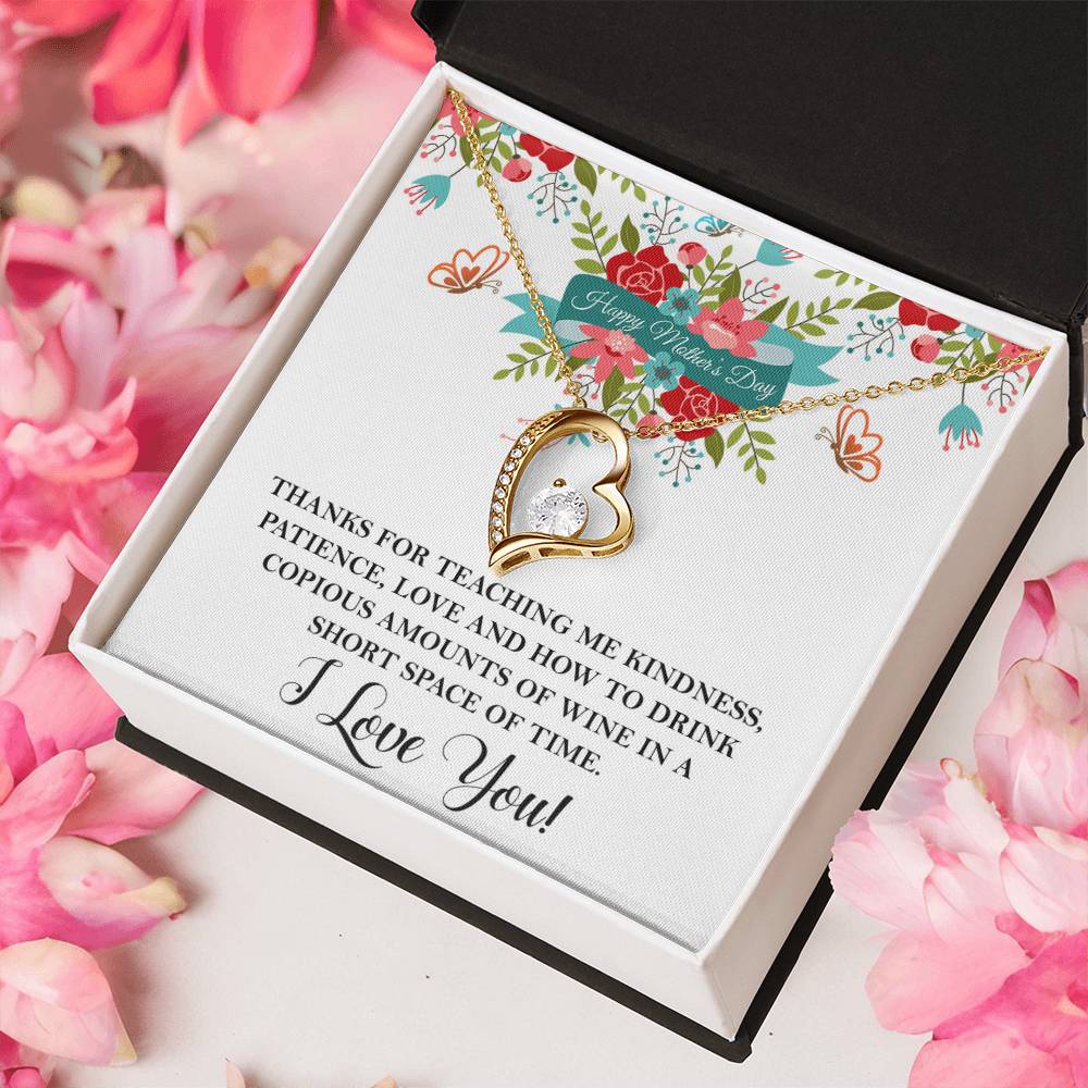 Thanks For Teaching Me Forever Love Necklace