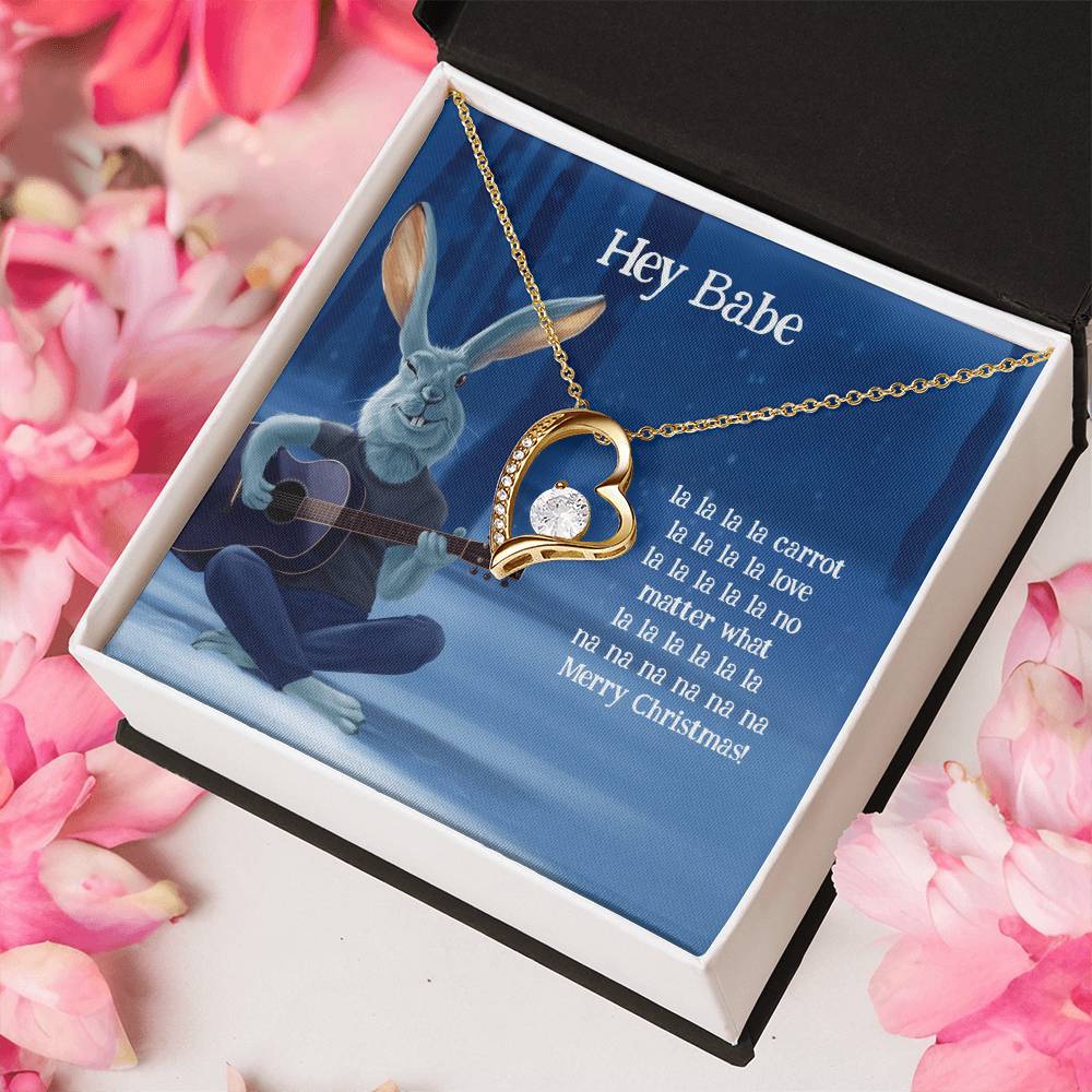 Funny Christmas Gift For Wife Girlfriend Forever Love Necklace