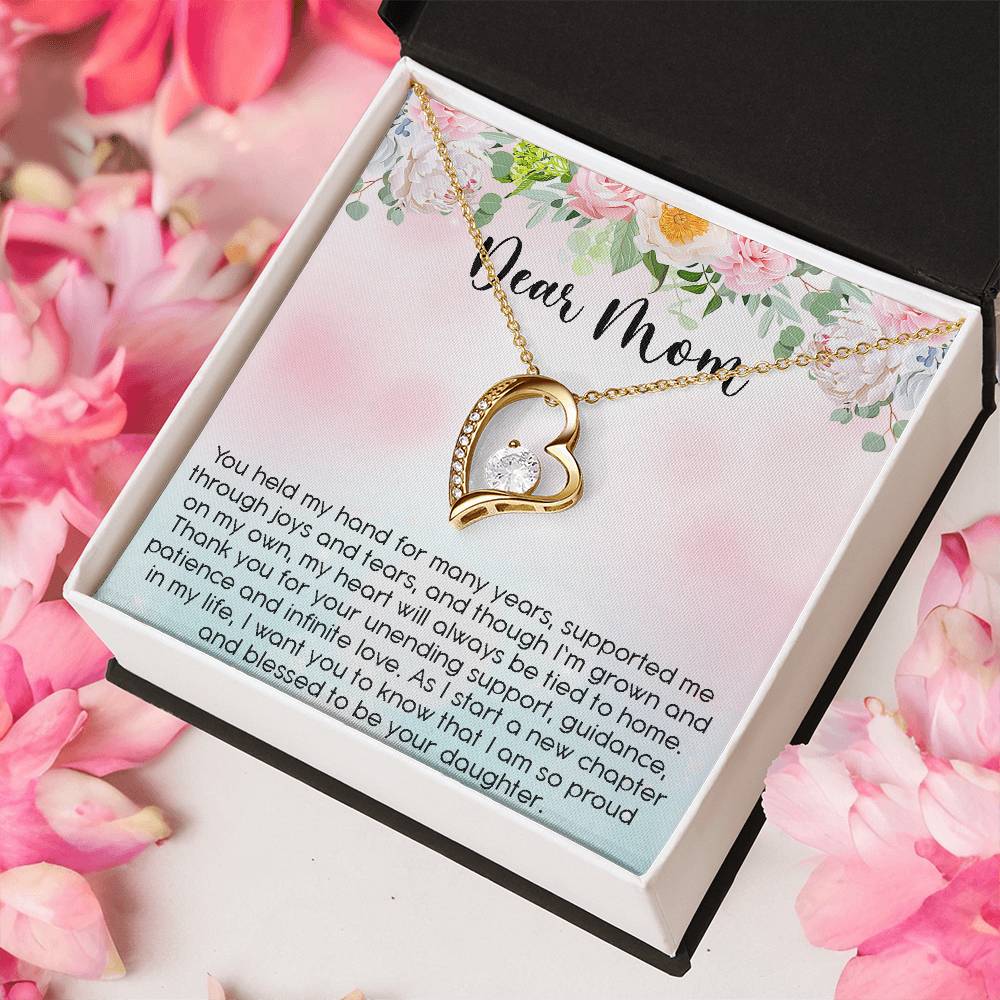 Mother Of The Bride Gift Mother Of The Bride Gift From Daughter Mother Of The Bride Mom Wedding Gift From Bride 1 Forever Love Necklace