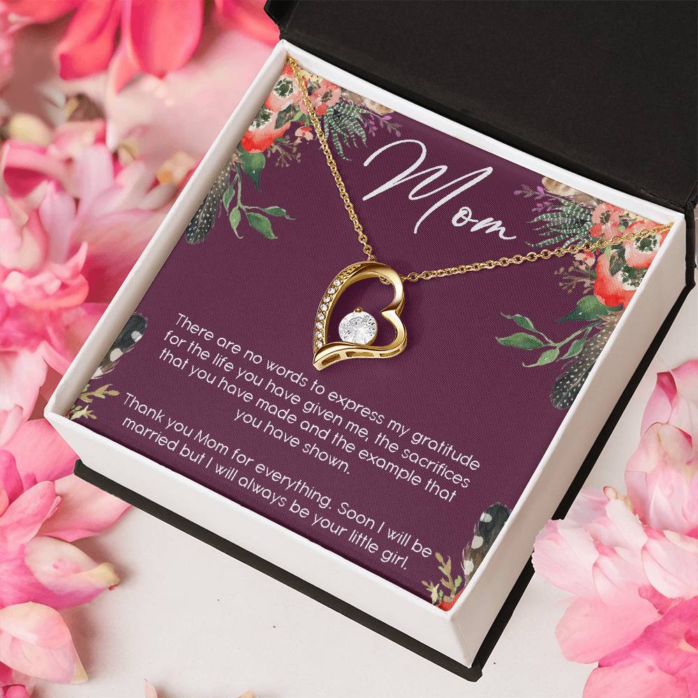 Mother Of The Groom Gift From Bride Customize Motherinlaw Giftgift For Mother Of The Groom Mother Of The Groom Forever Love Necklace Forever Love Necklace