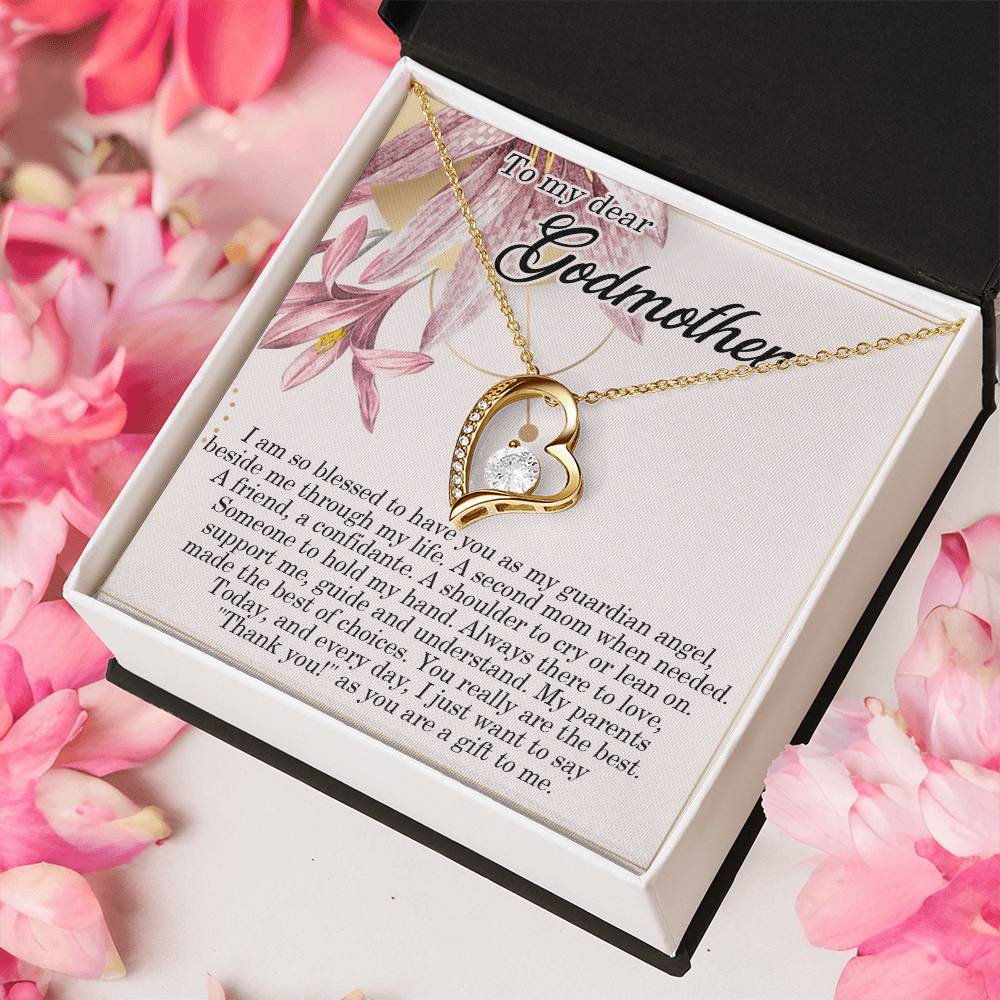 My Godmother Necklace Giftnecklace Gift For Godmother Godmother Forever Love Necklace Godmother Wedding Gift Godmother Of The Bride Forever Love Necklace