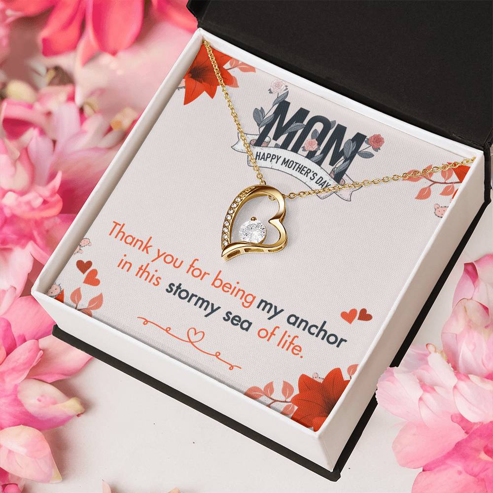 Thank You For Being My Anchor V2 Forever Love Necklace