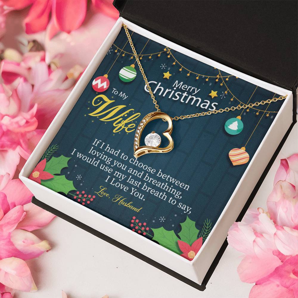 Merry Christmas To Wifechoose Love 1 Forever Love Necklace