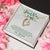 To My Daughter - I Want You To Believe Deep In Your Heart That You Are Capable Of Achieving Anything - Forever Love Necklace