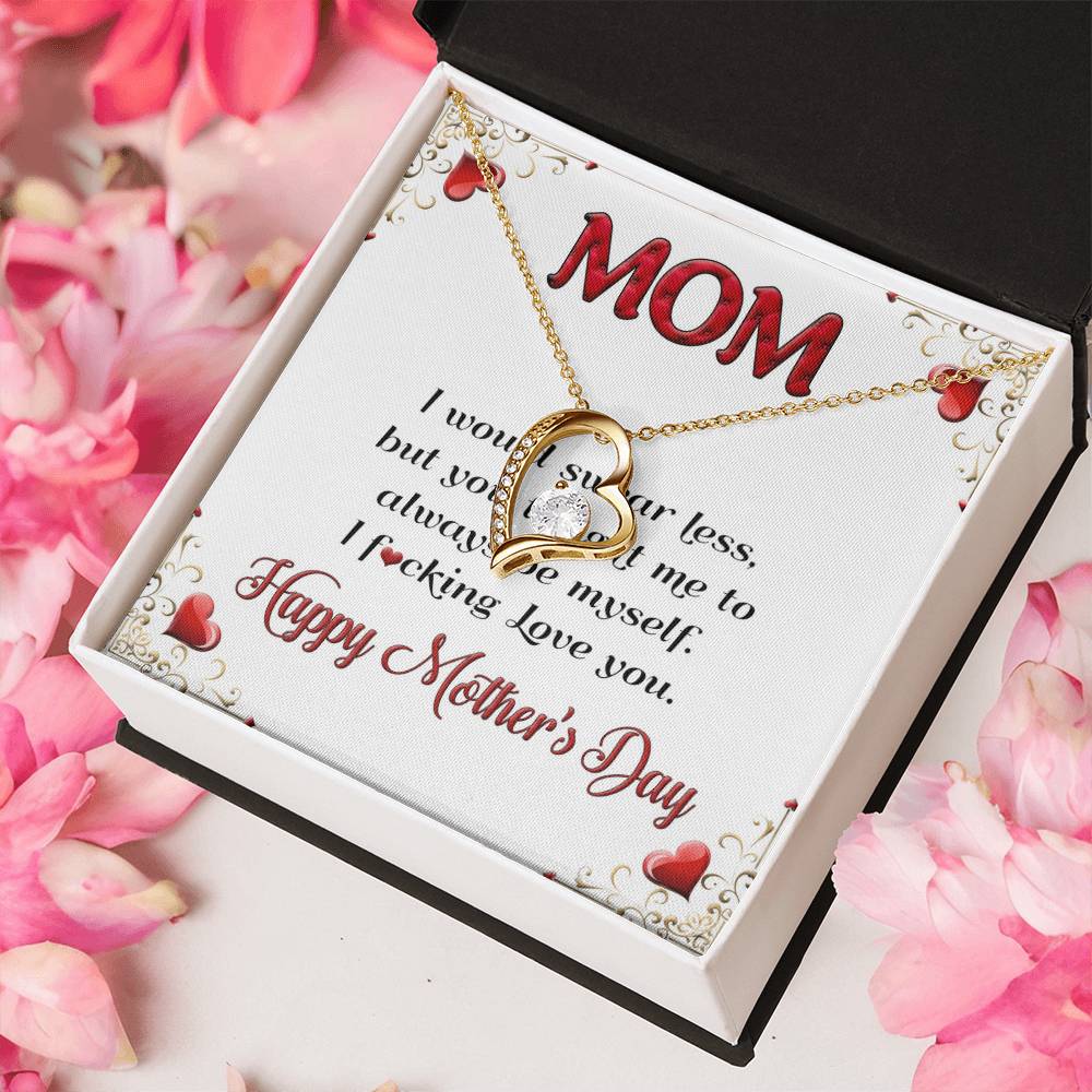 Mom I Love You Forever Love Necklace