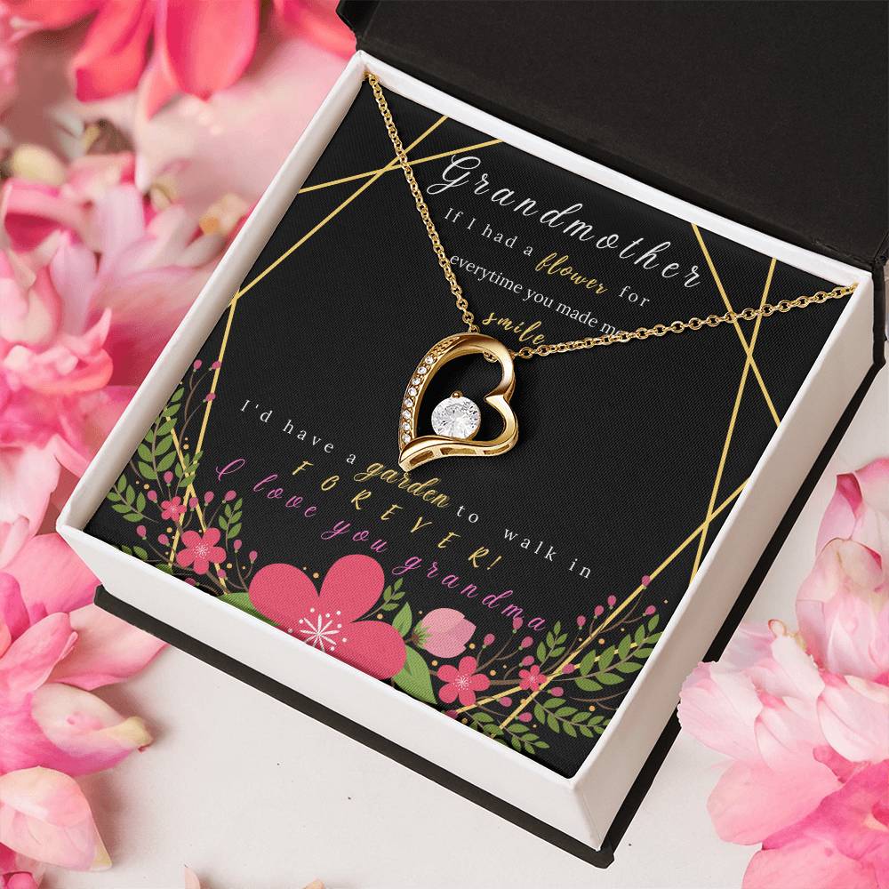 Garden Of Love To My Grandma Forever Love Necklace 1 Forever Love Necklace