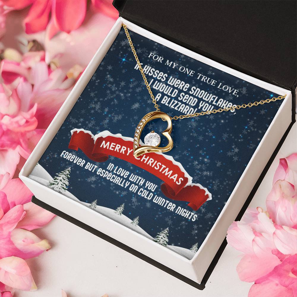 Forever Love Necklace To My One True Love Christmas Blizzard 1 Forever Love Necklace
