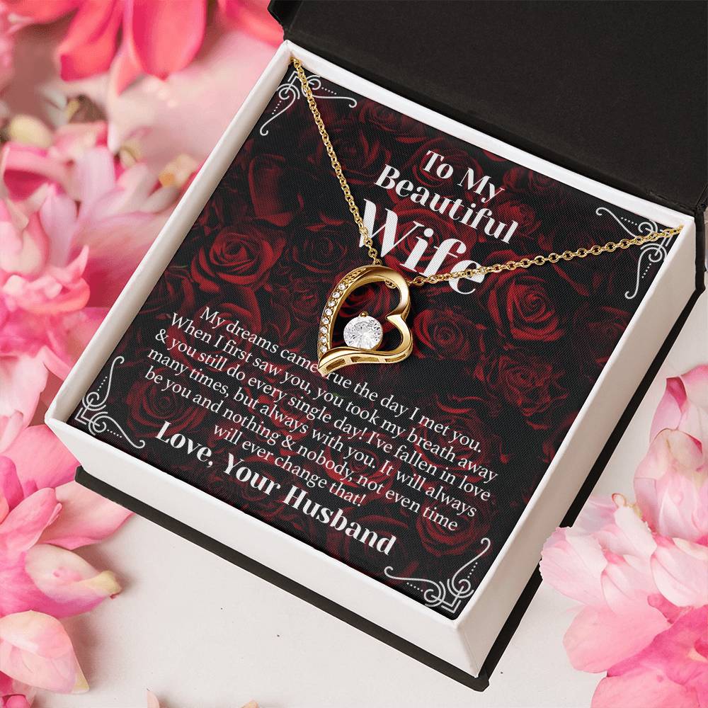 Wife Dream Come True Forever Love Necklace Forever Love Necklace
