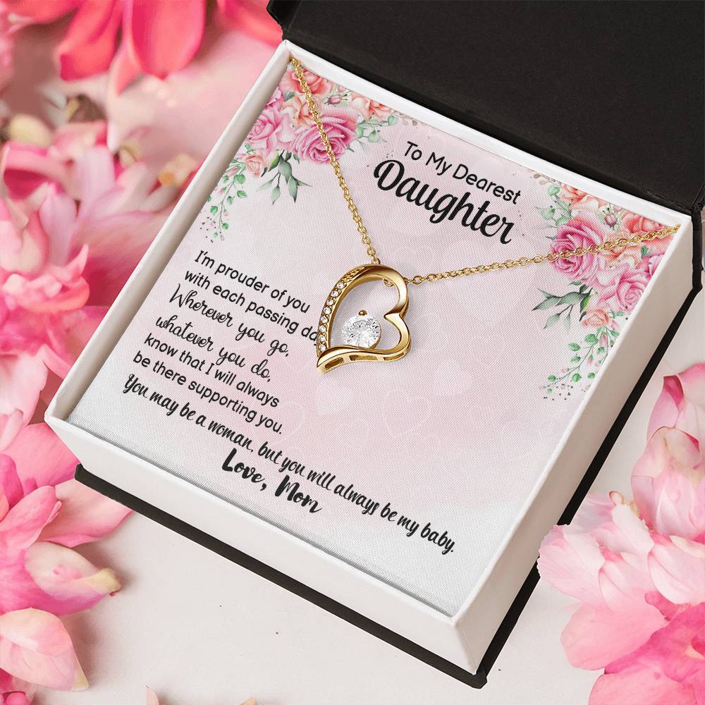 Customize Swarovski Birthstone Peas In A Pod Necklace For Mom Mothers Day Gift For Mom To Daughter From Mom Gift Forever Love Necklace