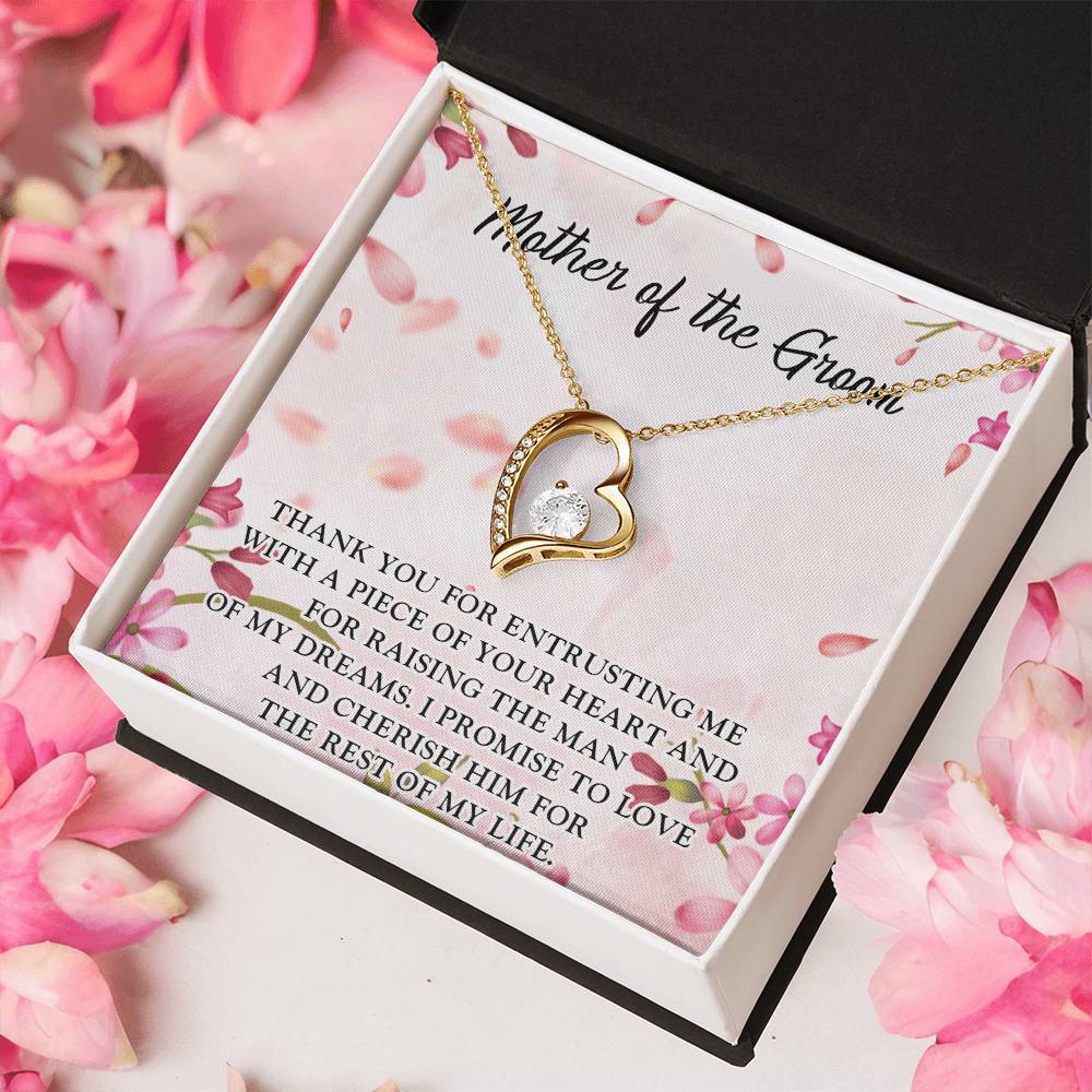 Mother In Law Wedding Gift From Bridemother In Law Birthday Gift Mother In Law Wedding Day Gift Mother Of The Groom Forever Love Forever Love Necklace
